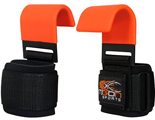 TIGON Power Weight Lifting Training Gym Straps Hook bar Wrist Support Lift Grip
