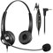 Callez Telefon Headset 2,5mm Klinke Mit Noise Cancelling Mikrofon, Festnetz Kopfhörer Für Siemens Gigaset C430 C620 Panasonic Polycom Cisco SPA Office IP und Schnurlos Dect Telefone