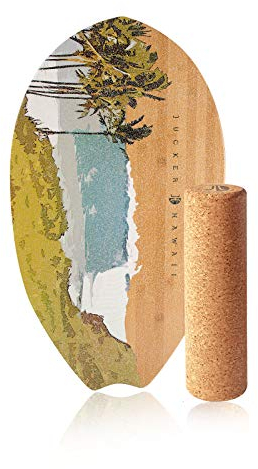 JUCKER HAWAII Balance Board Homerider Surf Nalu Big Wave - Balanceboard Set inkl. Korkrolle