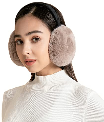 ZLYC Winter Ohrenschützer Ohrenwärmer Outdoor Faux Fur Earmuffs für Damen Kinder