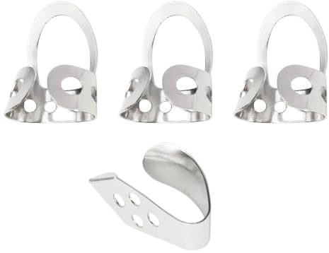 Abaodam 1 Satz Banjo-Pick Fingerpick für Instrumente Daumenpicks Basspickel Banjo-Daumenpickel Gitarren praktische Fingerpicks -Fingerpicks Metall Zubehör kleine gitarre wählen