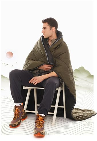 SOUK ONE Premium Deckenschlafsack Schlafsack 70x190cm für Erwachsene Camping Wandern Reisen Couch