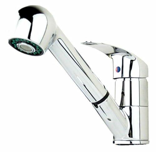 Rubinetto Miscelatore Monocomando Cucina Lavello Lavabo Con Doccetta Estraibile