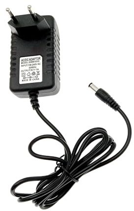 JZK 9V 1A Gitarrenpedal-Netzteil Adapter, Gitarreneffektpedaladapter, Ladegerät mit Gleichstromspitze, Netzteil für das Gitarrenpedal