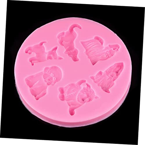 Cabilock 2st Kuchenform Bonbonformen Schimmel Schokoladenformen Muffinformen Cupcake- Partyzubehör Für Hundegeburtstage Silikonform Selber Machen Rosa