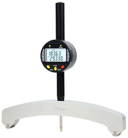Vituord Digitales Radiusmessgerät, Elektronischer Radiusanzeiger, Mit 200 Mm Messbacke, Datenübertragungsfunktion, Innen- Und Außenradius-Messwerkzeug