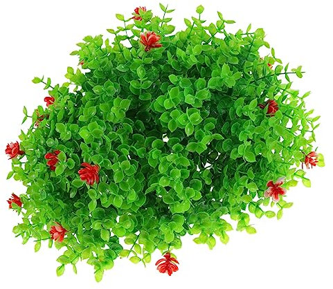 Cabilock Künstliche Eukalyptus Topiary Kugel Dekorative Kunstpflanze Für Innen Und Außendekoration Mit Blüten Für Hochzeiten Und Events