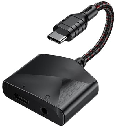 alloneslife Verbessert Sound und lädt USB-C-Adapter, schnelles Aufladen mit Sound, effizienter USB-C-Sound, Schnellladefähigkeit