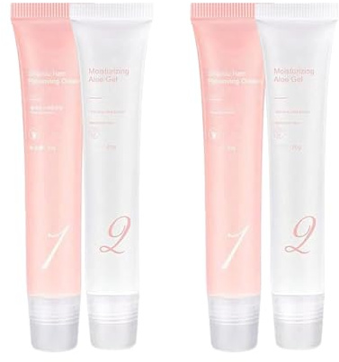 Alisweet Hair Removal, Alisweet Hair Removal Cream, Facial Hair Removal Kits, Gentle Painless Facial & Body Hair Removal Gel, Lasting Smoothing Skin, Suitable for All Skin (2set)