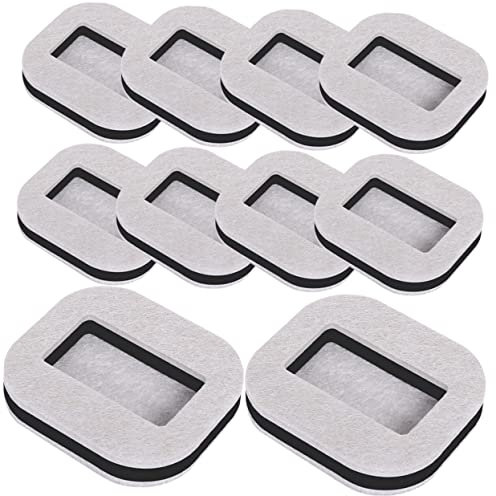 SHINEOFI 10piezas Posavasos para Muebles Protectores De Suelo para Sillas De Fieltro Topes para Sillas para Uso Oficinas y Hogares