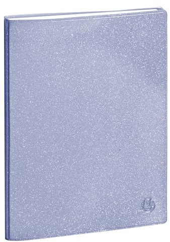 Exacompta - Ref. 2045617E - 1 SAS 20 visuell skrivbordsdagbok 7 Eden 15 x 21 cm vecka augusti 2025 till augusti 2026 - lila