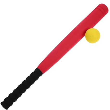 Super sicheres Baseballschläger und -Set für ältere Jahre, Schläger mit weichem für drinnen und für Enthusiasten, Rot