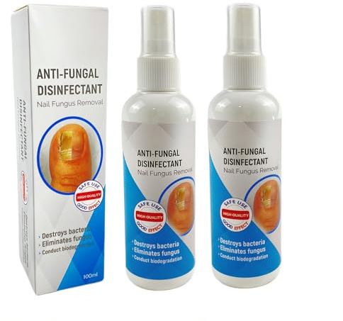100ml fusspflege spray,fußpflege-spray,anti fuß und nagelpilz spray, fuß nagel pilz spray, fussspray desinfektion pilz für Fußnägel und Nail (2, 100 ml (1er Pack))
