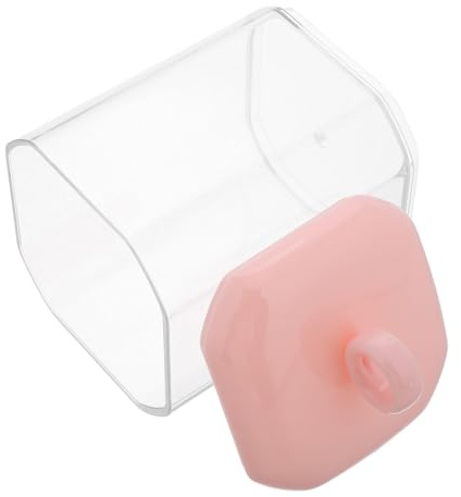 Boîte de Rangement de Table avec Couvercle en Plastique Rose | Organisation des Petits Objets, Format Grosse Capacité, Usage Salle de Bain et Maison