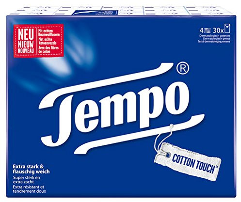 Tempo Taschentücher Classic, 4-lagig, 30 x 10 Stück - 30 St.