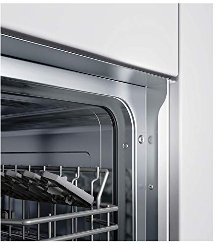 Siemens Verblendungsleisten Edelstahl Höhe 81.5 cm SZ73035 | Eleganter seitlicher Abschluss für teil oder vollintegrierte Spülgeräte, verdeckt störende Nischenspalten im Einbau