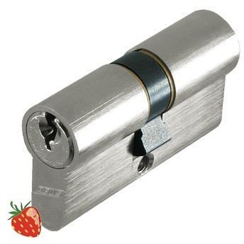 ABUS Profilzylinder Typ C83N 40/55 vs. - Nickel - Doppelzylinder - Sicherheitsschloss - Tür - 1 Stück