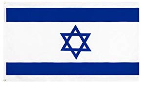 Stormflag Israel Flagge 90x150cm Flagge Israel NEU 3x5ft Polyester 90g mit Ösen mit Doppelnadel genäht.