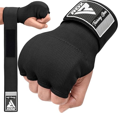 RDX Gel Innenhandschuhe Boxen MMA Muay Thai Training, Elastisch Boxbandagen Handgelenkbandagen, Kampfsport Sparring Handbandagen, Inner Boxing Gloves, Boxsack Punchingbälle Punchinghandschuhe