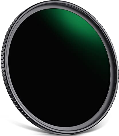 Neewer 49mm ND Filter ND1000 10 Stops Neutral Density Filter Multi Layer Coated/HD Optical Glass/Water Repellent/Scratch Resistant/Ultra Slim Black Matte Frame for Long Exposure