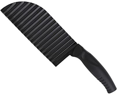 Taglia Patate Fritte Coltello d'onda di patate Fritte fritte francesi coltello corrugato in acciaio inox wolf dente patata coltello affettatrice a fetta di patata chip griglia strumento di taglio Tagl