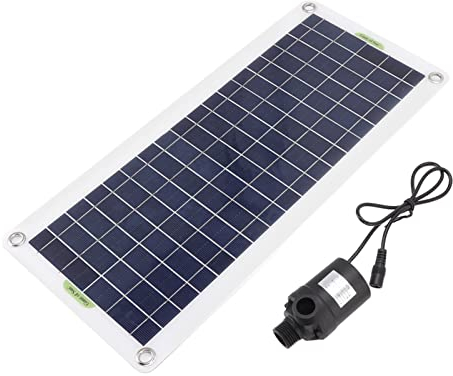 Cuque Solar Springbrunnenpumpe 30w Hocheffiziente Solar-Wasserpumpen-Kit Mit Panel Solar Springbrunnen Pumpe Solar Teichpumpe Wasserpumpe für Garten, Vogel-Bad,Teich,Fisch-Behälter, Narootesprek2g5ym