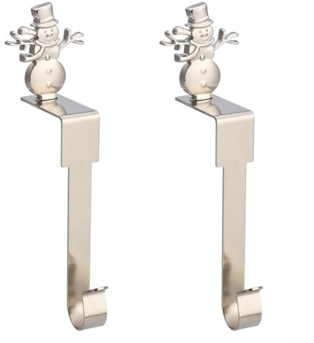 SPORTARC Weihnachtsstrumpf-Haken, Kaminstrümpfe, rostbeständig und zuverlässig (Schneemann)