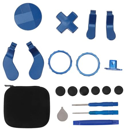 One Controller Joystick Replacement, Professional 15 in 1 Metal Thumbsticks One Controller Series 2 (Blue)