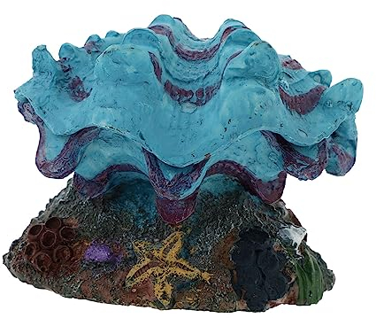 BESPORTBLE Aquarium Dekoration Mit Luftblasenfunktion Elegante Muschelform Aus Hochwertigem Harz Für Aquarien Schafft Wunderschöne Unterwasserlandschaft Und Bietet Rückzugsmöglichkeiten