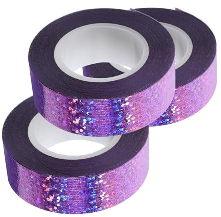 Tofficu 3rollen Farbige Isolierbänder Selbstklebend Multifunktions-klebebandrolle Anti-verschleiß-glitzerklebeband Nahtaufkleber Für Fliesen