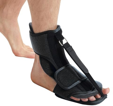 Generisch Plantarfasziitis Bandage, Fersensporn Bandage, Verstellbare Plantarfasziitis Nachtschiene, Achillessehne Bandage, Fußheberorthese Für Plantarfasziitis (1 Stück)