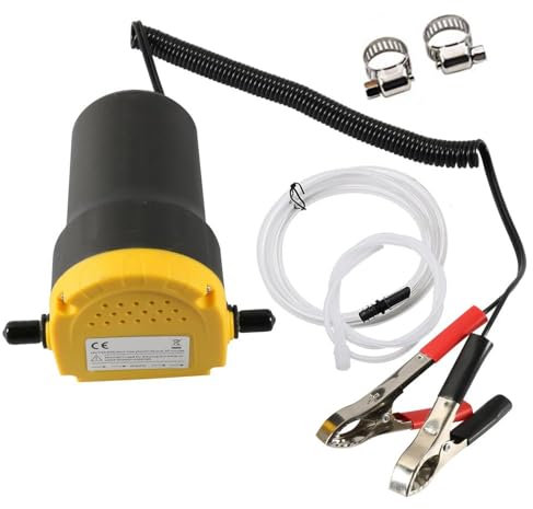 Pompe dell'olio motore TONZACK Pompa di cambio dell'olio Pompa di aspirazione Pompa dell'olio con tubo flessibile,pompa di aspirazione dell'olio 12V 60W,Pompa diesel(non pompare acqua, benzina)