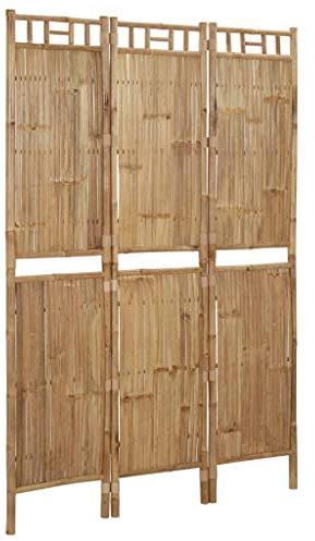 TJROO Separé Divisorio in Bambù 120x180 cm Giardino Divisorio per Privacy Design Flessibile Paravento Multifunzionale Separare un'area Creare uno Spazio Aggiuntivo Decorazione Tocco Tropicale