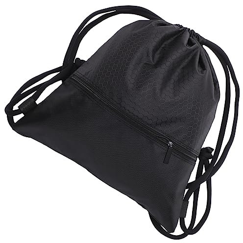 SOIMISS Nylon Kordelzug Rucksack Großer Basketballrucksack Unisex Sporttasche Mit Ballhalter Für Herren Und Damen Für Basketball Und Volleyball