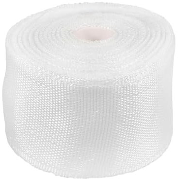 Mobestech Non-adhesive Fiberglass Cloth Tape Roll for Seam Repair and Reinforcement 5cm x 30m Versatile Glass Fiber Fabric for Boat Seams Molding and Winding