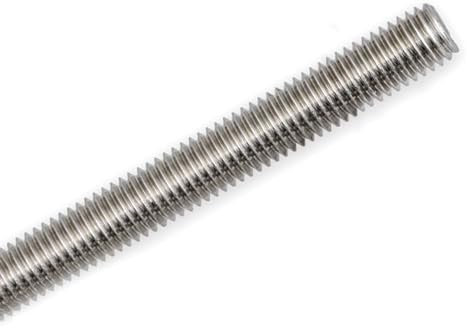 Varilla completamente roscada, Tornillo de paso M6, rosca métrica, varilla de tornillo de 6 mm de diámetro, perno pasante de alambre, acero inoxidable 328, rosca completa, tira de dientes, tornillo, p