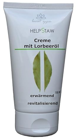 Crème à l'huile de laurier 150 ml avec encens, arnica, gingembre, favorise la circulation sanguine, revitalisante, également pour le dos, les pieds fatigués, les articulations, les épaules, très