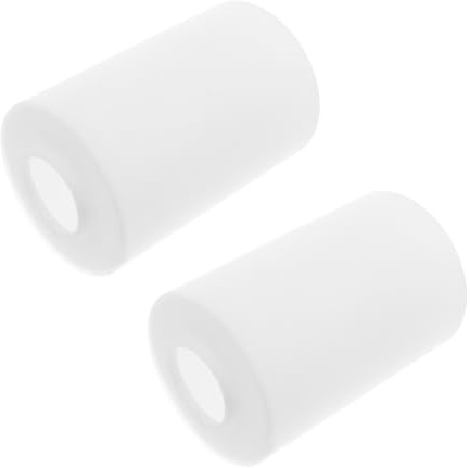 KOMBIUDA Paralume in Vetro Cilindrico da 2 Pezzi per Lampade da Terra e Applique Coprilampada in Vetro Bordi Lisci per Luce Calda e Atmosfera Rilassante