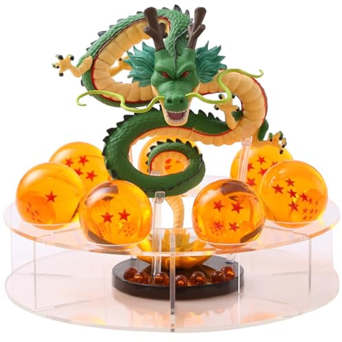 NEBAI · LESEN Resin Shenron Figure Statue Decoration Action Figure Set 15cm Shenlong 3.5cm Balls and Acrylic Stand for Gifts Home Decor
