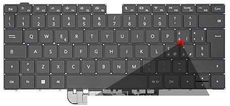 WZKOZDR Ersatzteile Tastatur-Hintergrundbeleuchtung für Huawei für MateBook D 14 NBL-WAQ9RP WAQ9L WAQ9R NBB-WAH9 WAP9R KLW-W19 W29 Laptop-Tastaturen(IT Backlight)