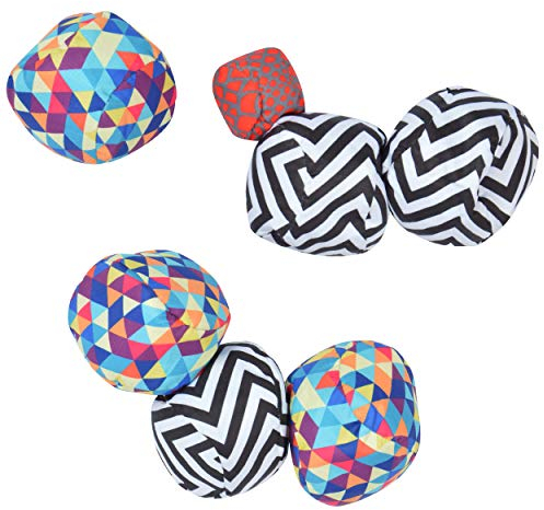 Ocean 5 Extrem Boule - Soft-Boule Set, Street-Boccia, Cross Country Petanque mit Tasche Immer überall in und Outdoor Spielen