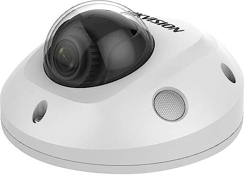 Hikvision DS-2CD2523G0-IS 2 Megapixel Network Camera - Color - 35 ft Night Vision - H.264+, Motion JPEG, H.264, H.265, H.265+ - 1920 x 1080-2.80 mm - CMOS - Cable - Mini-Dome - Ceiling Mount, Surfac