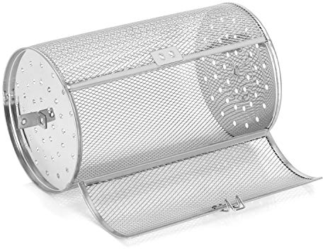 Stillstern Edelstahl Grillkorb für Minibackofen Bratenkorb - 14cm Ø