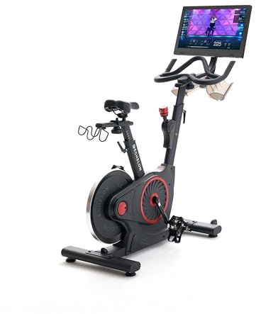 Echelon EX-5s Smart Connect Fitness Bike with 22” HD Rotating Touchscreen, Silent Magnetic Resistance, 32 Levels, Adjustable Seat & Handlebars, Connected Indoor Exercise Bike