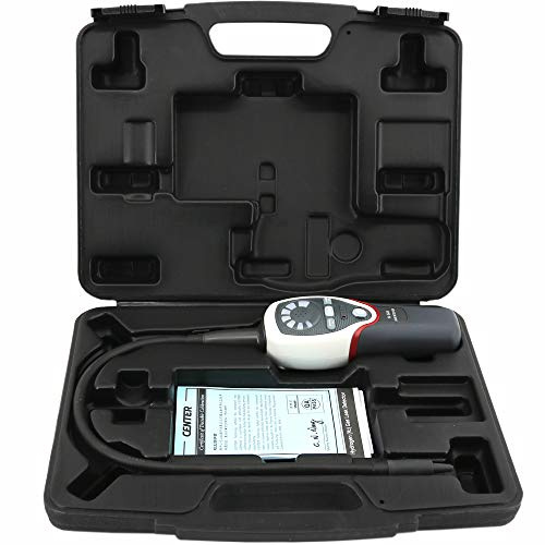 CENTER-384 - Detector de fugas de gas portátil con 5% de hidrógeno (H2) + 95% de nitrógeno (N), detector digital de refrigeración
