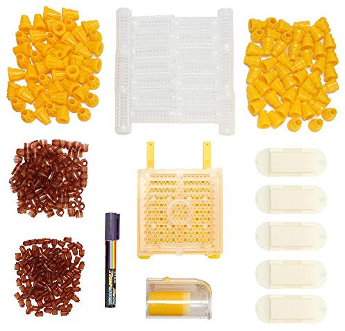 Fdit Bienenzucht Komplettes Bienenzuchtsystem für die Bienenzucht mit 300 Bienenbechern MEHRWEG VERPAKUNG