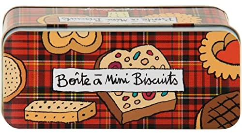 DLP - Boite à Gâteaux Mini biscuits - Dimensions : L 17cm, H 8cm, P 7,5cm