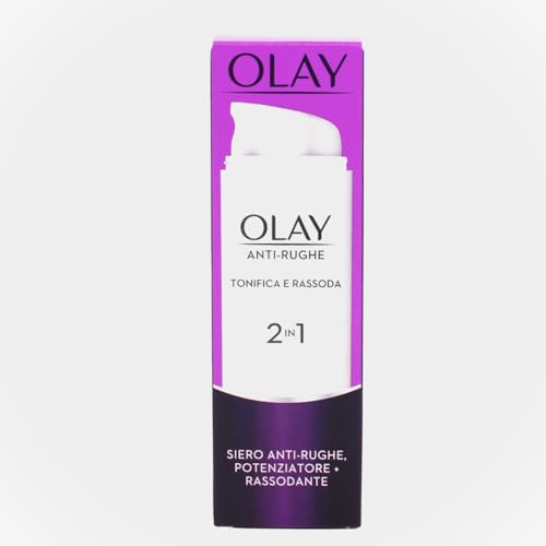Olay/Olaz Anti-Falten, strafft und strafft Tagescreme und straffendes Serum 2-in-1, 50 ml