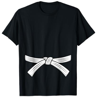 Ceinture de judo blanche judo 6ème Kyu Obi, Jiu-Jitsu, Aikido T-Shirt