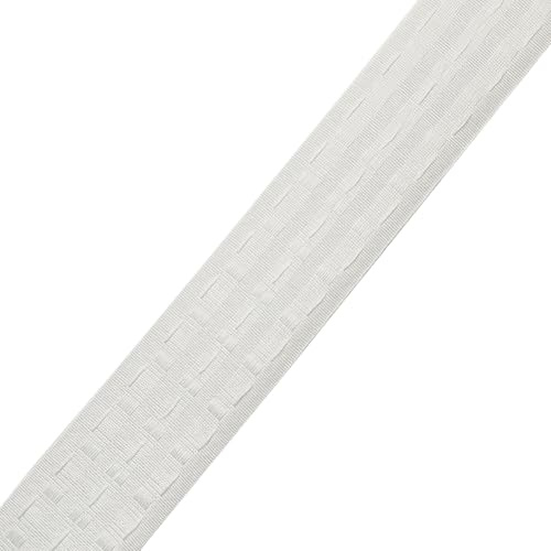 WANYIG Ruban Fronceur de Rideau 75mm Large Ruban Bande Plissé à Rideaux Rufflette pour Pli Automatique (3M)